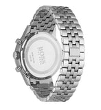 Buy Shop Hugo Boss Aeroliner Chronograph Black Dial Silver Steel Strap Watch For Men - 1512446 USA Online