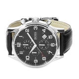 Buy Shop Hugo Boss Aeroliner Chronograph Quartz Black Dial Black Leather Strap Watch For Men - HB1512448 USA Online