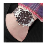 Buy Shop Hugo Boss Aeroliner Chronograph Quartz Black Dial Silver Steel Strap Watch For Men - HB1512446 USA Online