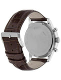 Buy Shop Hugo Boss Aeroliner Chronograph Quartz Grey Dial Brown Leather Strap Watch For Men - HB1512570 USA Online