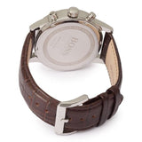 Buy Shop Hugo Boss Aeroliner Chronograph Quartz Grey Dial Brown Leather Strap Watch For Men - HB1512570 USA Online