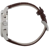 Buy Shop Hugo Boss Aeroliner Chronograph Quartz Grey Dial Brown Leather Strap Watch For Men - HB1512570 USA Online