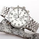 Buy Shop Hugo Boss Aeroliner Chronograph Quartz White Dial Silver Steel Strap Watch For Men - HB1512445 USA Online