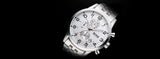 Buy Shop Hugo Boss Aeroliner Chronograph Quartz White Dial Silver Steel Strap Watch For Men - HB1512445 USA Online