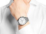 Buy Shop Hugo Boss Aeroliner Chronograph White Dial Silver Steel Strap Watch for Men - 1513182 USA Online