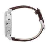 Buy Shop Hugo Boss Aeroliner Chronoraph White Dial Brown Leather Strap Watch For Men - 1512447 USA Online
