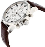 Buy Shop Hugo Boss Aeroliner Chronoraph White Dial Brown Leather Strap Watch For Men - 1512447 USA Online