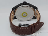 Buy Shop Hugo Boss Aeroliner Maxx Black Dial Brown Leather Strap Watch For Men - 1513079 USA Online
