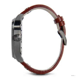 Buy Shop Hugo Boss Aeroliner Maxx Black Dial Brown Leather Strap Watch For Men - 1513079 USA Online