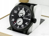 Buy Shop Hugo Boss Aeroliner Maxx Quartz Black Dial Black Nylon Strap Watch For Men - HB1513086 USA Online