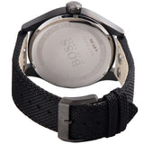 Buy Shop Hugo Boss Aeroliner Maxx Quartz Black Dial Black Nylon Strap Watch For Men - HB1513086 USA Online