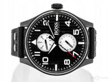 Buy Shop Hugo Boss Aeroliner Maxx Quartz Black Dial Black Nylon Strap Watch For Men - HB1513086 USA Online