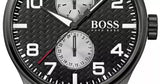Buy Shop Hugo Boss Aeroliner Maxx Quartz Black Dial Black Nylon Strap Watch For Men - HB1513086 USA Online