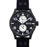 Buy Shop Hugo Boss Aeroliner Maxx Quartz Black Dial Black Nylon Strap Watch For Men - HB1513086 USA Online