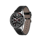 Buy Shop Hugo Boss Allure Black Dial Black Leather Strap Watch for Men - 1513920 USA Online