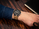 Buy Shop Hugo Boss Allure Black Dial Brown Leather Strap Watch for Men - 1513964 USA Online