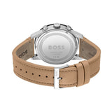 Buy Shop Hugo Boss Allure Black Dial Brown Leather Strap Watch for Men - 1513964 USA Online