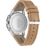 Buy Shop Hugo Boss Allure Black Dial Brown Leather Strap Watch for Men - 1513964 USA Online