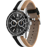 Buy Shop Hugo Boss Allure Chronograph Black Dial Multicolor Nylon Strap Watch for Men - 1513963 USA Online