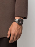 Buy Shop Hugo Boss Allure Chronograph Black Dial Silver Steel Strap Watch for Men - 1513922 USA Online