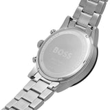 Buy Shop Hugo Boss Allure Chronograph Black Dial Silver Steel Strap Watch for Men - 1513922 USA Online