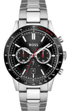 Buy Shop Hugo Boss Allure Chronograph Black Dial Silver Steel Strap Watch for Men - 1513922 USA Online