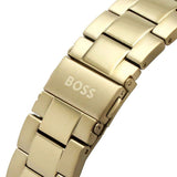 Buy Shop Hugo Boss Allure Chronograph Green Dial Gold Steel Strap Watch for Men - 1513923 USA Online