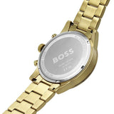 Buy Shop Hugo Boss Allure Chronograph Green Dial Gold Steel Strap Watch for Men - 1513923 USA Online