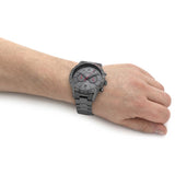 Buy Shop Hugo Boss Allure Chronograph Grey Dial Grey Steel Strap Watch for Men - 1513924 USA Online