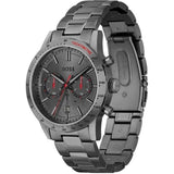Buy Shop Hugo Boss Allure Chronograph Grey Dial Grey Steel Strap Watch for Men - 1513924 USA Online