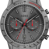 Buy Shop Hugo Boss Allure Chronograph Grey Dial Grey Steel Strap Watch for Men - 1513924 USA Online