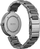 Buy Shop Hugo Boss Allusion Quartz Grey Dial Grey Steel Strap Watch For Men - 1502416 USA Online