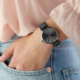 Buy Shop Hugo Boss Allusion Quartz Grey Dial Grey Steel Strap Watch For Men - 1502416 USA Online
