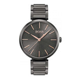 Buy Shop Hugo Boss Allusion Quartz Grey Dial Grey Steel Strap Watch For Men - 1502416 USA Online
