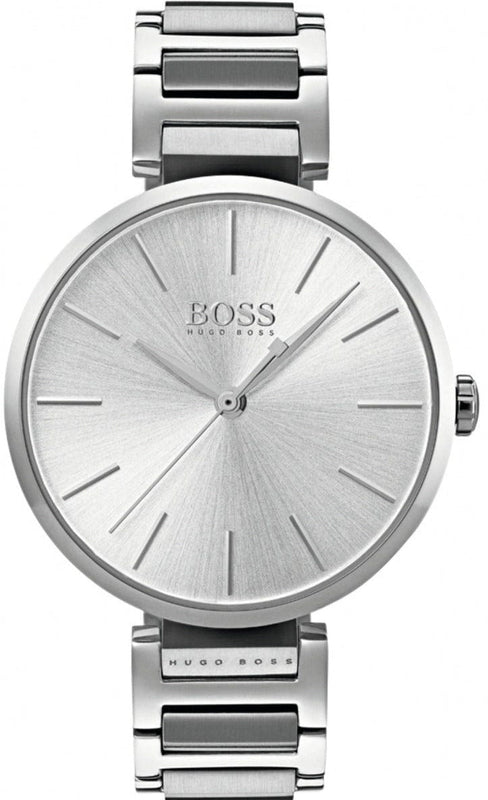 Buy Shop Hugo Boss Allusion Quartz Silver Dial Silver Steel Strap Watch For Women - 1502414 USA Online