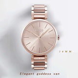 Buy Shop Hugo Boss Allusion Rose Gold Dial Rose Gold Steel Strap Watch For Women - 1502418 USA Online