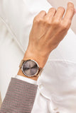 Buy Shop Hugo Boss Allusion Rose Gold Dial Rose Gold Steel Strap Watch For Women - 1502418 USA Online