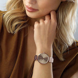 Buy Shop Hugo Boss Allusion Rose Gold Dial Rose Gold Steel Strap Watch For Women - 1502418 USA Online