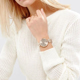 Buy Shop Hugo Boss Allusion Rose Gold Dial Rose Gold Steel Strap Watch For Women - 1502418 USA Online