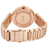 Buy Shop Hugo Boss Allusion Rose Gold Dial Rose Gold Steel Strap Watch For Women - 1502418 USA Online