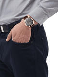 Buy Shop Hugo Boss Ambassador Grey Dial Brown Leather Strap Watch for Men - 1513387 USA Online