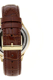 Buy Shop Hugo Boss Ambassador Grey Dial Brown Leather Strap Watch for Men - 1513387 USA Online
