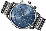 Buy Shop Hugo Boss Architectural Blue Dial Grey Steel Strap Watch for Men - 1513574 USA Online