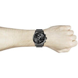 Buy Shop Hugo Boss Associate Black Dial Black Mesh Bracelet Watch for Men - 1513769 USA Online