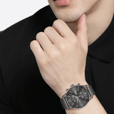 Buy Shop Hugo Boss Associate Black Dial Black Mesh Bracelet Watch for Men - 1513769 USA Online