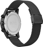 Buy Shop Hugo Boss Associate Black Dial Black Mesh Bracelet Watch for Men - 1513769 USA Online