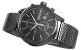 Buy Shop Hugo Boss Associate Black Dial Black Mesh Bracelet Watch for Men - 1513769 USA Online