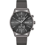 Buy Shop Hugo Boss Associate Black Dial Black Mesh Bracelet Watch for Men - 1513769 USA Online