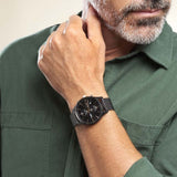 Buy Shop Hugo Boss Associate Black Dial Black Mesh Bracelet Watch for Men - 1513811 USA Online