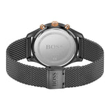 Buy Shop Hugo Boss Associate Black Dial Black Mesh Bracelet Watch for Men - 1513811 USA Online